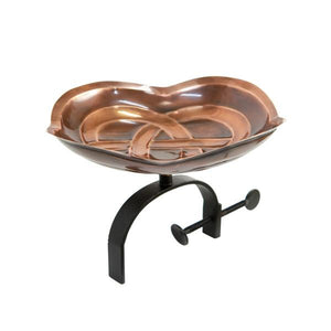 Dara Knot Birdbath Birdbath Birdbath with Over Rail Bracket