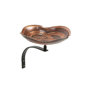 Dara Knot Birdbath Birdbath Birdbath with Wall Mount Bracket