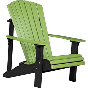 Deluxe Adirondack Chair Adirondack Chair Lime Green & Black