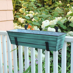 Flower Box with Clamp-On Brackets Flower Box with Bracket