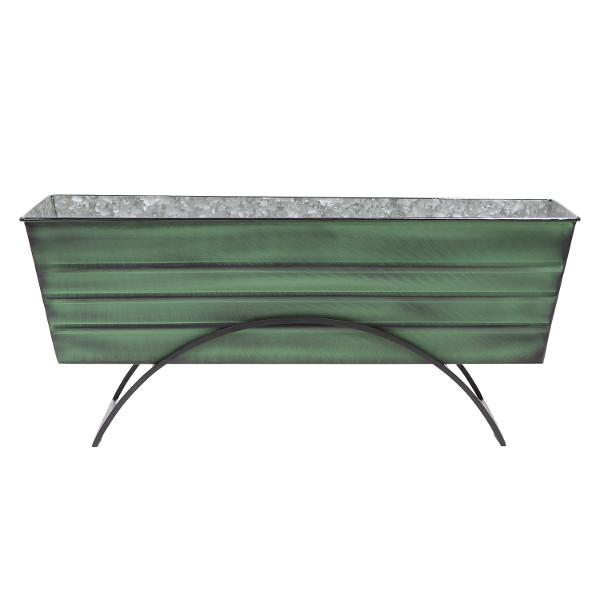 Flower Box With Odette Stand Flower Box Large / Green