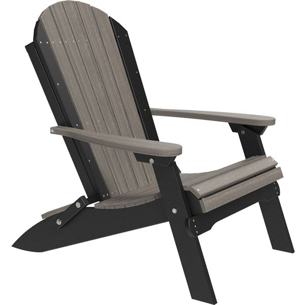 Folding Adirondack Chair Adirondack Chair Coastal Gray &amp; Black