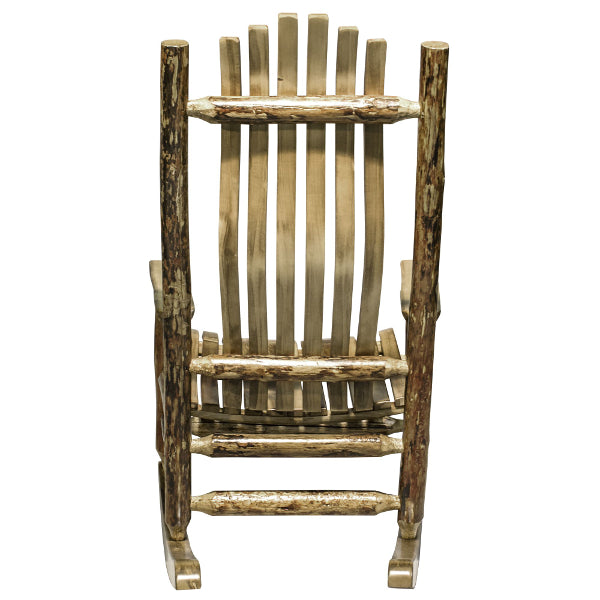 Glacier Country Collection Adult Log Rocker Rocking Chair