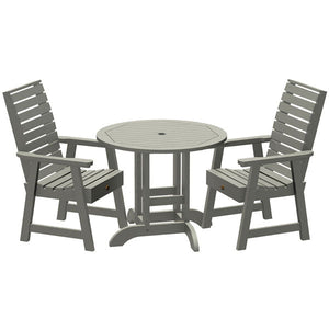 Glennville 3pc Round Dining Set Dining Set