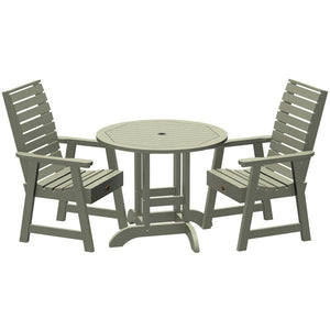 Glennville 3pc Round Dining Set Dining Set