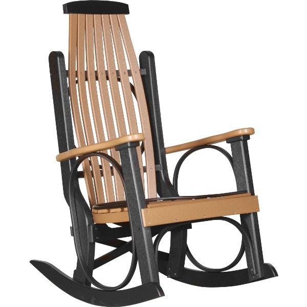 Grandpa&#39;s Rocker Rocker Chair Cedar &amp; Black