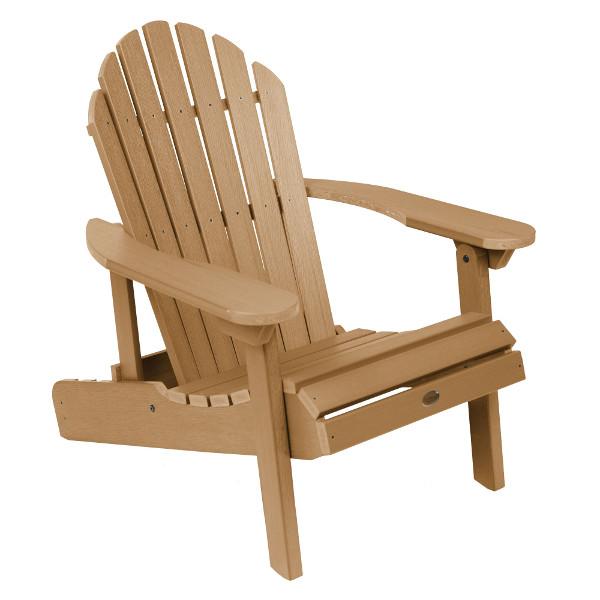 Hamilton Outdoor Folding &amp; Reclining Adirondack Chair Adirondack Chair Toffee