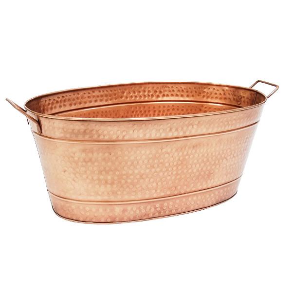 Hammered Copper Plated Tubs Copper Plated Tubs Oval