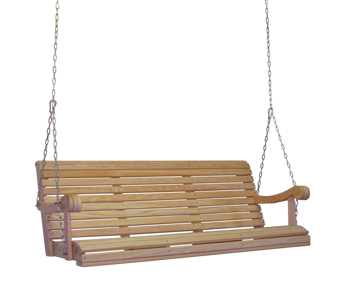 Hershy Way Grandpa Series Cypress Porch Swing Porch Swings 5ft / Yes