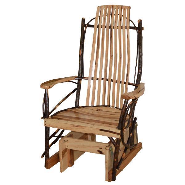 Hickory Glider Rocker Rocking Chairs Rustic Hickory