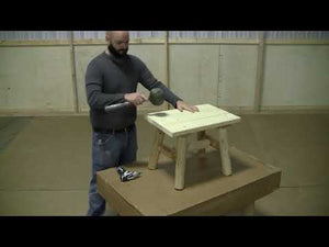 Cedar Log End Table