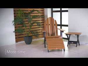 Adirondack Essential Chair with Essential Folding Ottoman