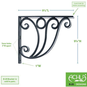 Ionic Shelf Bracket Rookwood Bracket