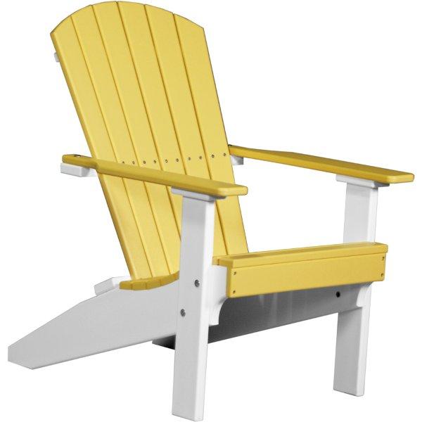 Lakeside Adirondack Chair Adirondack Chair Yellow &amp; White