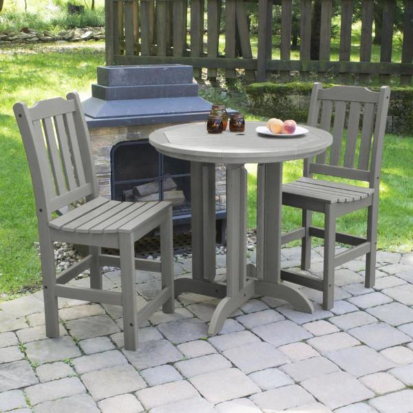 Lehigh 3pc Round Counter Height Outdoor Patio Dining Set Dining Set