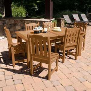 Lehigh 7pc Rectangular Outdoor Dining Set Dining Set