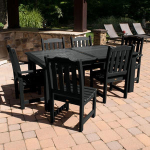 Lehigh 7pc Rectangular Outdoor Dining Set Dining Set