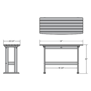 Lehigh Counter Height Balcony Table Balcony Table