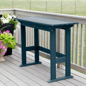 Lehigh Counter Height Balcony Table Balcony Table Nantucket Blue