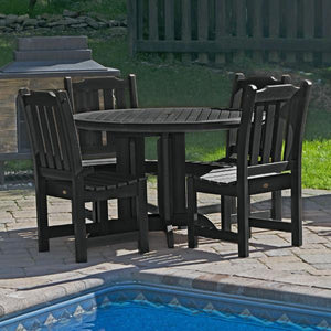 Lehigh Eco-friendly 5pc Patio Outdoor Round Dining Set Dining Set