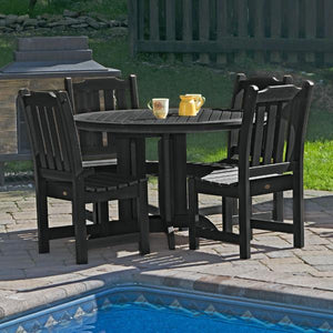 Lehigh Eco-friendly 5pc Patio Outdoor Round Dining Set Dining Set