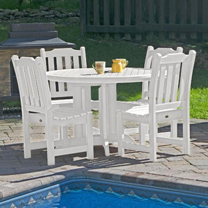 Lehigh Eco-friendly 5pc Patio Outdoor Round Dining Set Dining Set