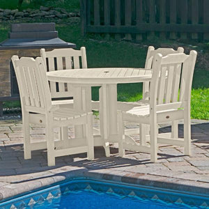 Lehigh Eco-friendly 5pc Patio Outdoor Round Dining Set Dining Set