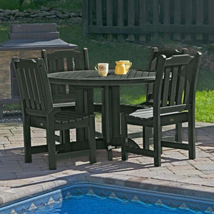 Lehigh Eco-friendly 5pc Patio Outdoor Round Dining Set Dining Set