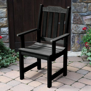 Lehigh Recycled Plastic Outdoor Dining Armchair Dining Chair