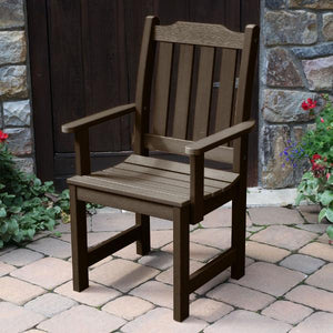 Lehigh Recycled Plastic Outdoor Dining Armchair Dining Chair