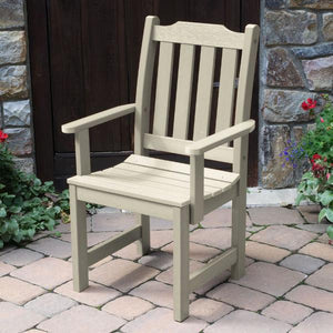 Lehigh Recycled Plastic Outdoor Dining Armchair Dining Chair