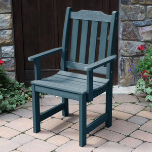 Lehigh Recycled Plastic Outdoor Dining Armchair Dining Chair