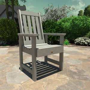 Lehigh Recycled Plastic Outdoor Dining Armchair Dining Chair