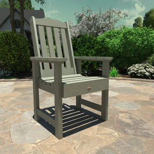 Lehigh Recycled Plastic Outdoor Dining Armchair Dining Chair