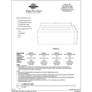 Linear 60" Fire Pit