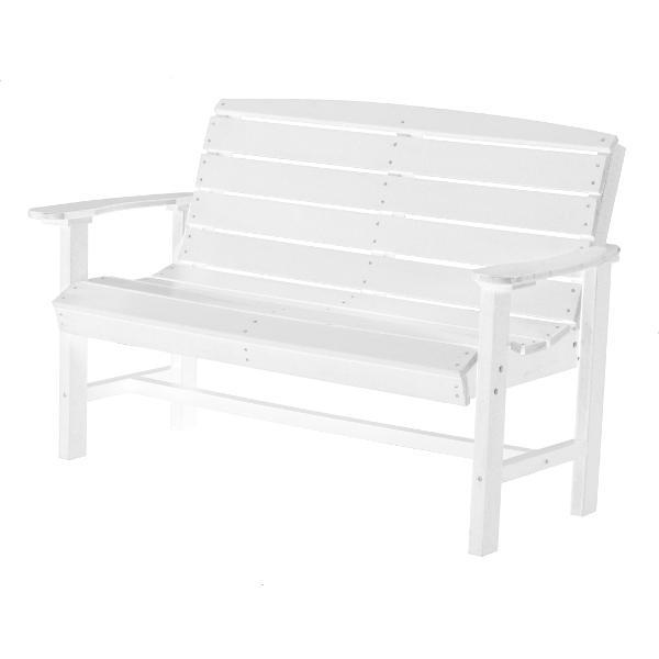 Little Cottage Co. Classic 4ft Recycled Plastic Bench Garden Benches White