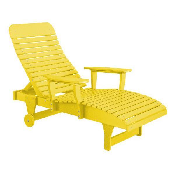 Little Cottage Co. Heritage Chaise Lounge Chair Lemon Yellow