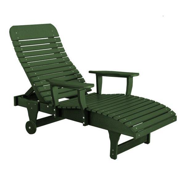 Little Cottage Co. Heritage Chaise Lounge Chair Turf Green