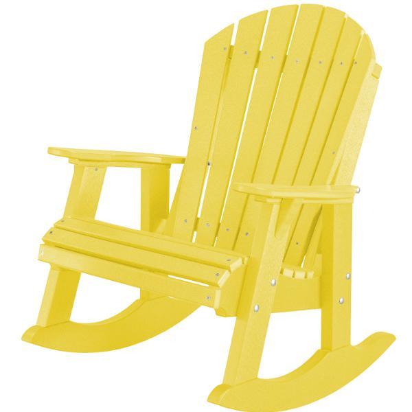 Little Cottage Co. Heritage High Fan Back Rocker Rocker Chair Yellow