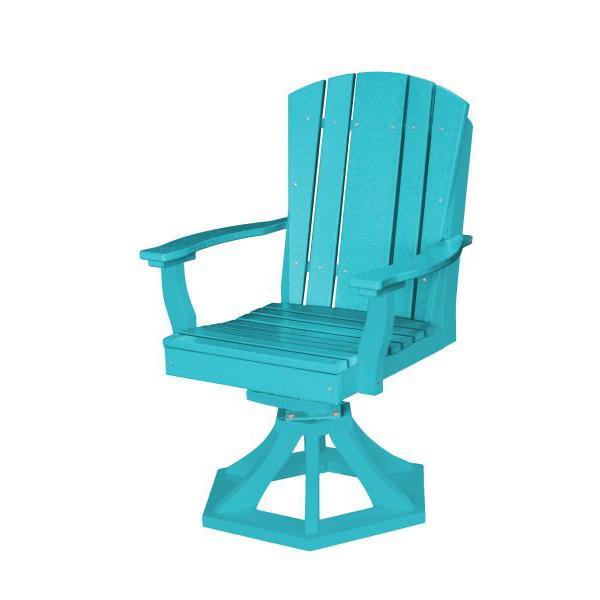 Little Cottage Co. Heritage Swivel Rocker Dining Chair Dining Chair Aruba Blue
