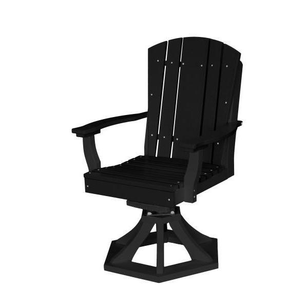 Little Cottage Co. Heritage Swivel Rocker Dining Chair Dining Chair Black