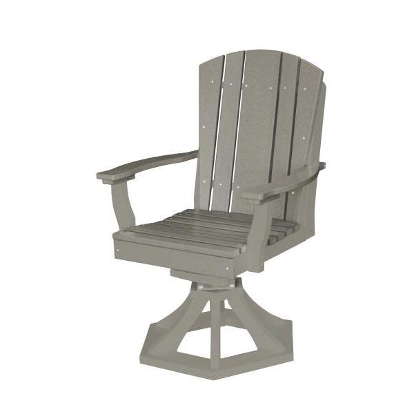 Little Cottage Co. Heritage Swivel Rocker Dining Chair Dining Chair Light Gray