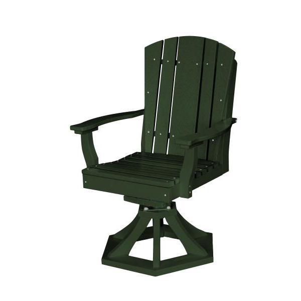 Little Cottage Co. Heritage Swivel Rocker Dining Chair Dining Chair Turf Green