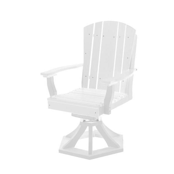 Little Cottage Co. Heritage Swivel Rocker Dining Chair Dining Chair White