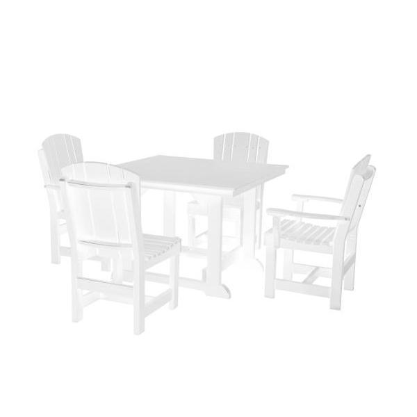 Little Cottage Co. Heritage Table, 2 Dining Chairs, 2 Arm Chairs Dining Set White