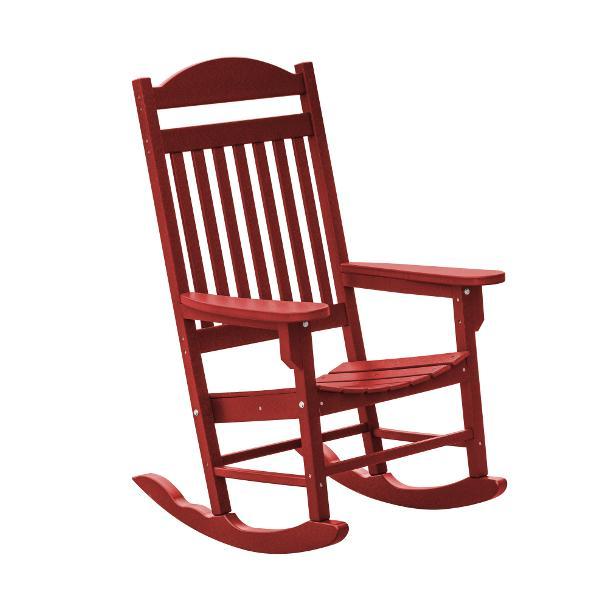 Little Cottage Co. Heritage Traditional Plastic Rocker Chair Rocker Chair Cardinal Red