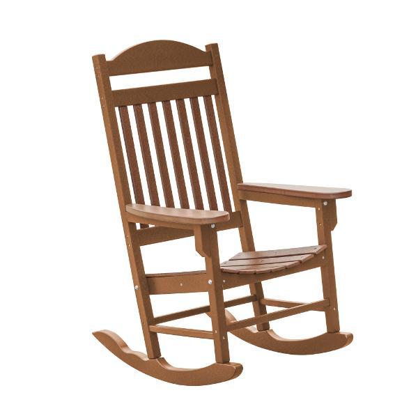 Little Cottage Co. Heritage Traditional Plastic Rocker Chair Rocker Chair Tudor Brown