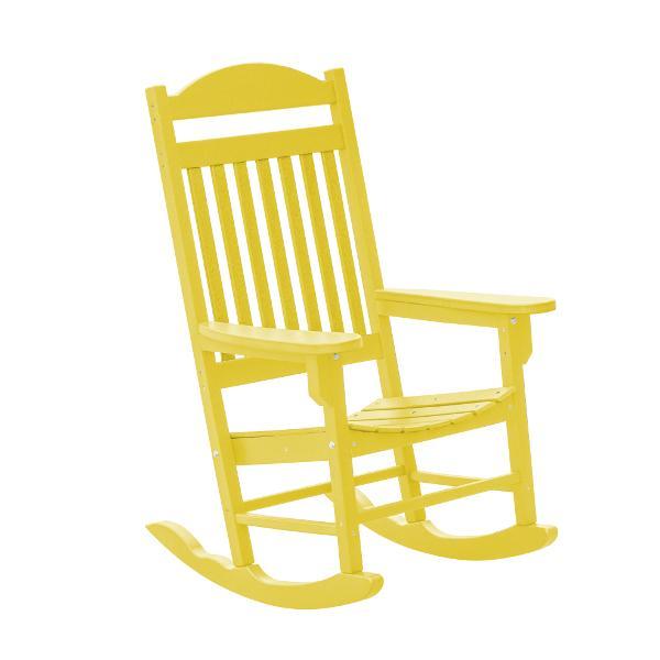 Little Cottage Co. Heritage Traditional Plastic Rocker Chair Rocker Chair Yellow