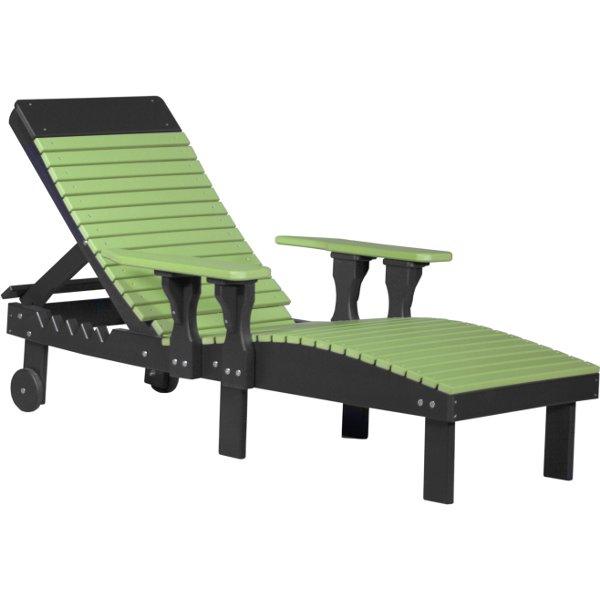 Lounge Chair Lounge Lime Green &amp; Black