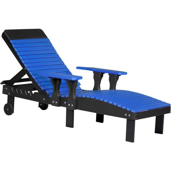 Lounge Chair Lounge Blue &amp; Black